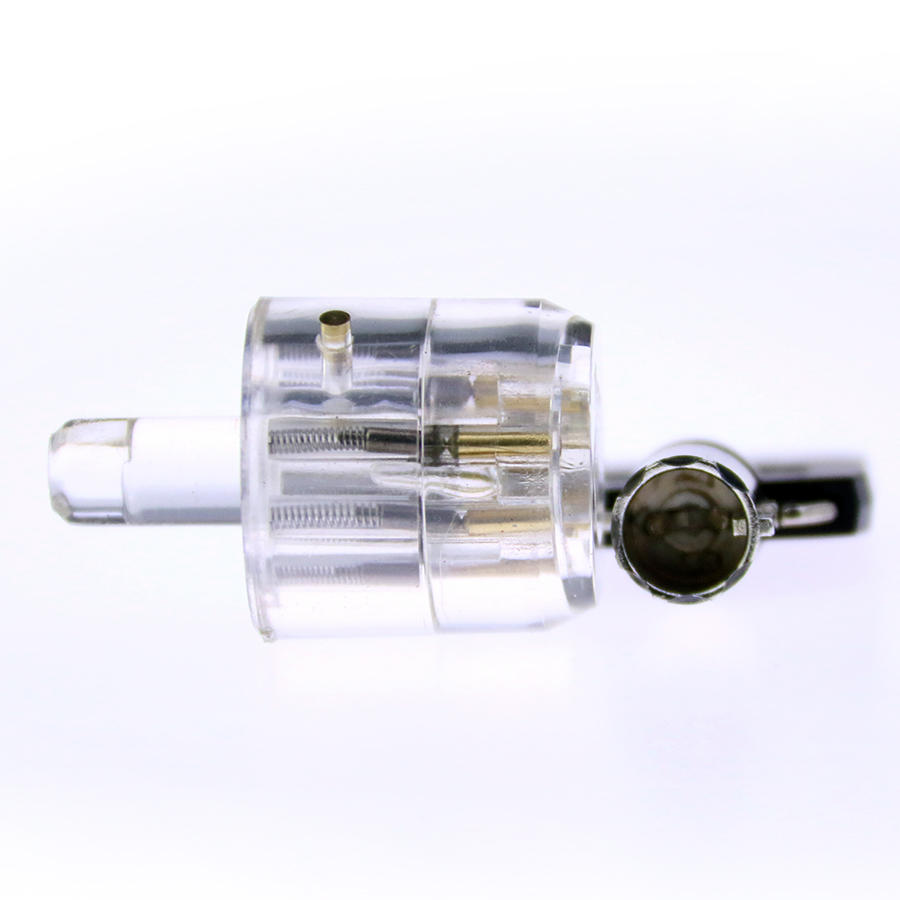 7 Pins Plum Flower Cutaway Practice Transparent Lock Cylinder Lock Pick Tools