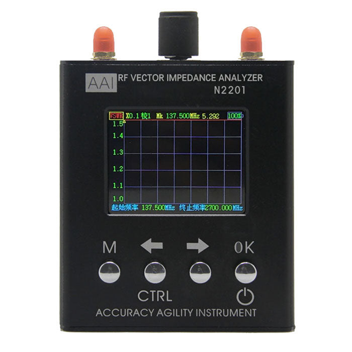 N2201SS Antenna Analyzer N1201SA Upgraded Version 137.5~2700MHz High Accuracy Meter Resistance/impedance/SWR/S11