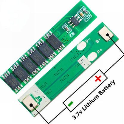 1S 15A 3.7V Li-ion 6MOS BMS PCM Battery Protection Board PCM for 18650 Lithium Lion Battery