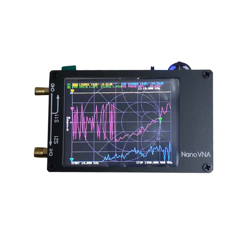 LZNanoVNA 50KHz ~ 1.5GHz Vector Network Analyzer Digital Nano VNA Tester MF HF VHF UHF USB Logic Antenna Analyzer Standing Wave