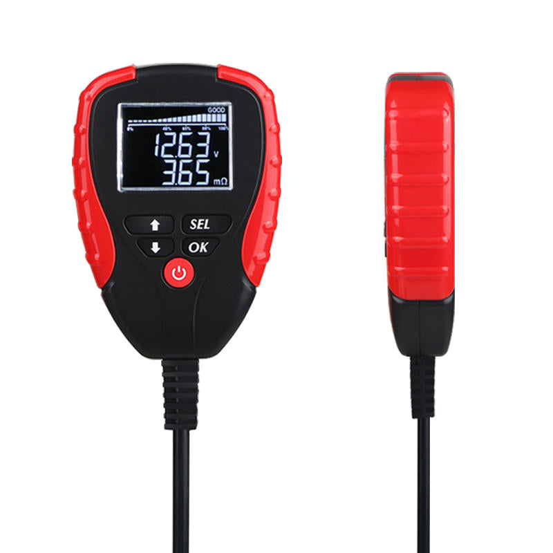 Digital 12V Car Battery Tester Automotive AH CCA Voltage Analyzer Vehicle Load Diagnostic Tool