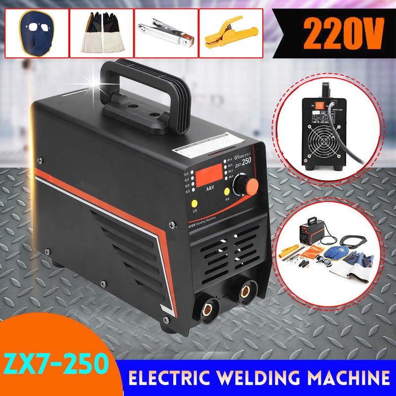 ZX7-250 7KW Electric Stick Welding Machine Welder Inverter ARC MMA IGBT Tool Kit 20-180A