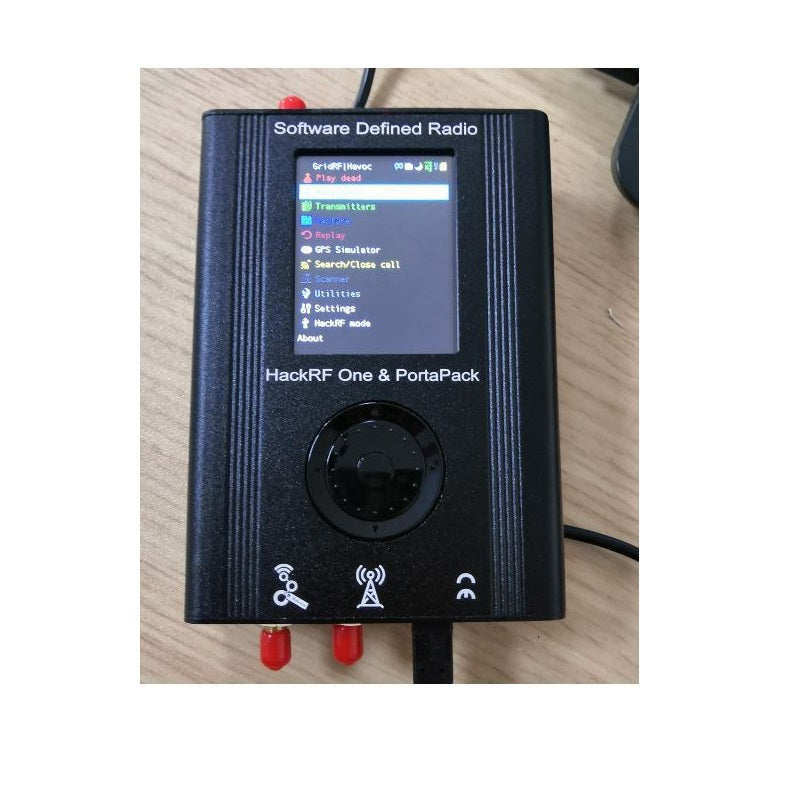 2.4 Inches PortaPack H2 + HackRF One SDR + Metal Shell Software Defined Radio 1MHz-6GHz Assembled