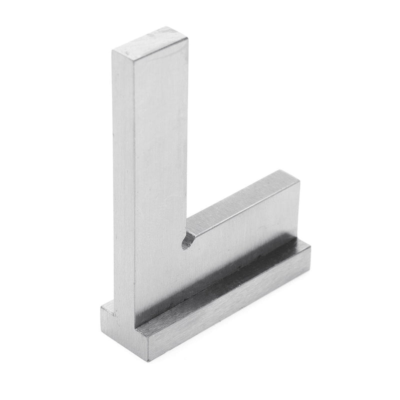 50x40mm DIN875-2 90 Degree Angle Corner Square Ruler Wide Base Gauge Woodworking Tool