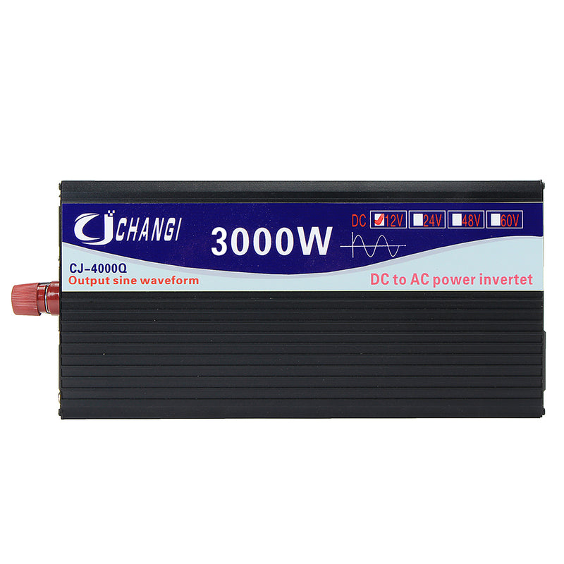 60HZ Inverter Intelligent Solar Pure Sine Wave Inverter DC 12V/24V To AC 110V 3000W/4000W/5000W/6000W Power Converter