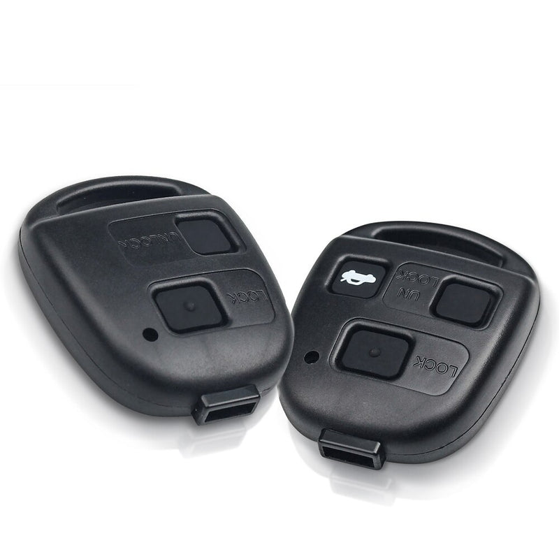 10PCS 2 3 Buttons with Pad Remote Car Key Shell No Logo Case for Toyota RAV4 Prado Corolla Land Previa Celica for Lexus GS300