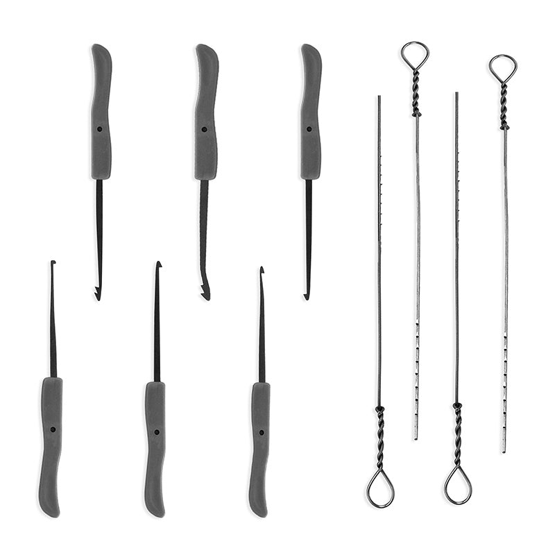3 In 1 Lock Tool Set for Beginner Training,Card Tool,10pcs Broken Key Remove Tool ,Tension Wrench Tool for LockPick