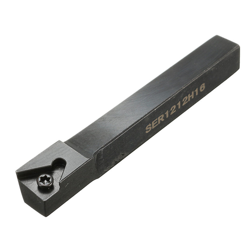 Machifit 7pcs 12mm Shank Lathe Boring Bar Turning Tool Holder Set with Carbide Inserts