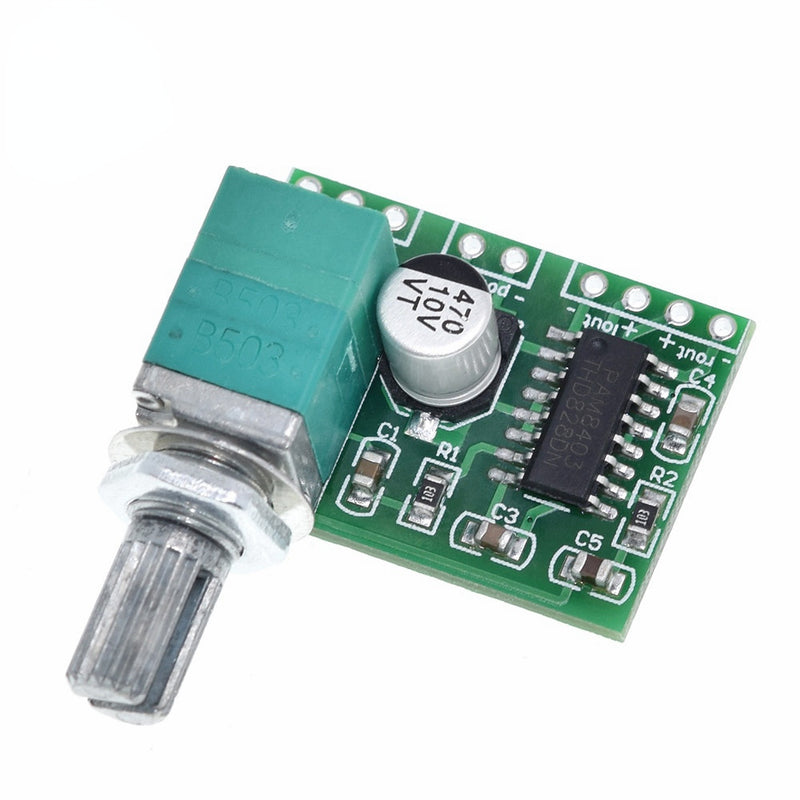 BAISHUN PAM8403 Mini 5V Digital Amplifier Board with Switch Potentiometer Can Be USB Powered GF1002