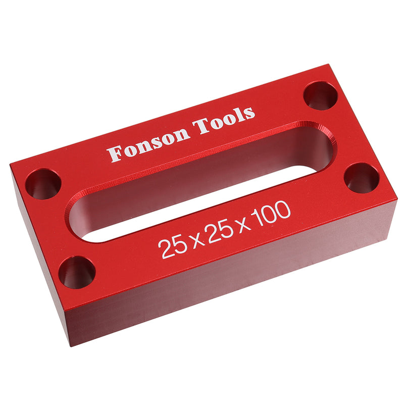 Fonson 10pcs Metric Inch Woodworking Setup Blocks Height Gauge Precision Aluminum Alloy Setup Bars for Router and Table Saw Accessories