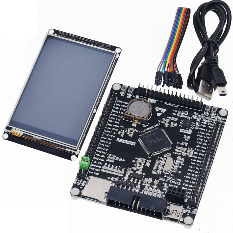 1PCS 3.2 Inch LCD TFT with Resistance Touch Screen ILI9341 for STM32F407VET6 Development Board Black