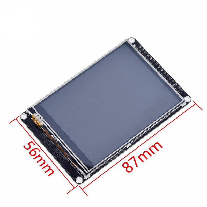 1PCS 3.2 Inch LCD TFT with Resistance Touch Screen ILI9341 for STM32F407VET6 Development Board Black