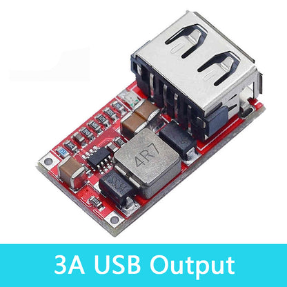 1PCS Fine 6-24V 12V/24V To 5V 3A CAR USB Charger Module DC Buck Step Down Converter 12v 5v Power Supply Module
