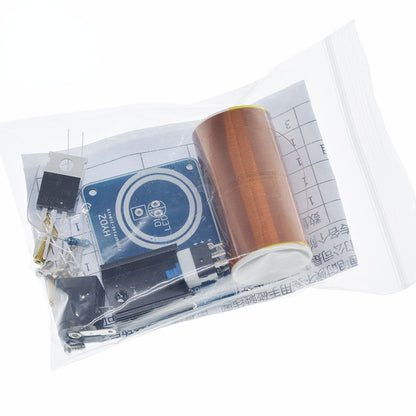 BD243 Mini Tesla Coil Kit Magic Props DIY Parts Empty Lights Technology Diy Electronics BD243C