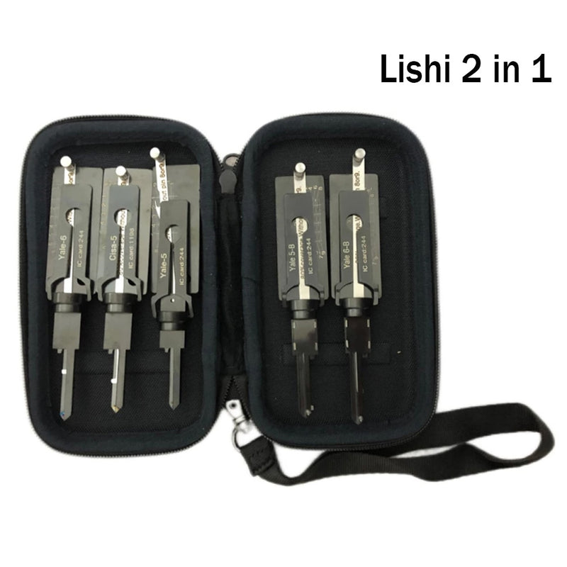 2 In 1 CISA-5 ,YALE-5, YALE5-B , YALE6 ,YALE6-B , TE2 Key Reader Auto Locksmith Tools for Auto Decoder and Pick Tools