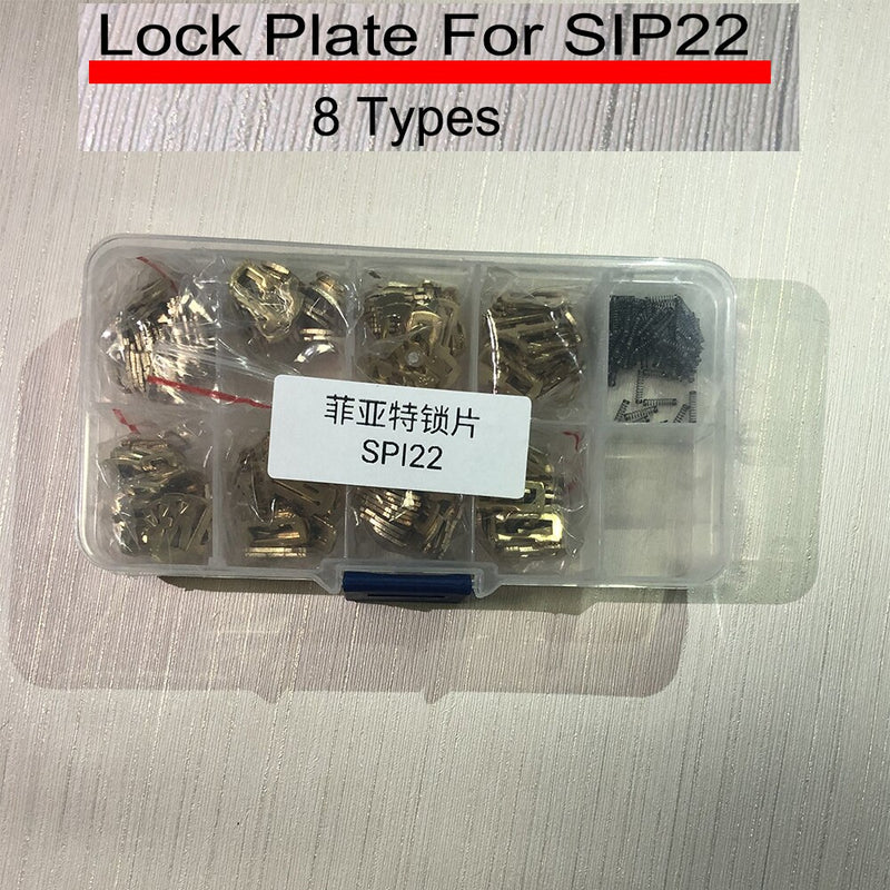 200PCS/Lot SIP22 Car Lock Repair Kit Accessories Car Lock Reed SIP22 Lock Plate for Fiat 8 Types Each 20pcs with Spring