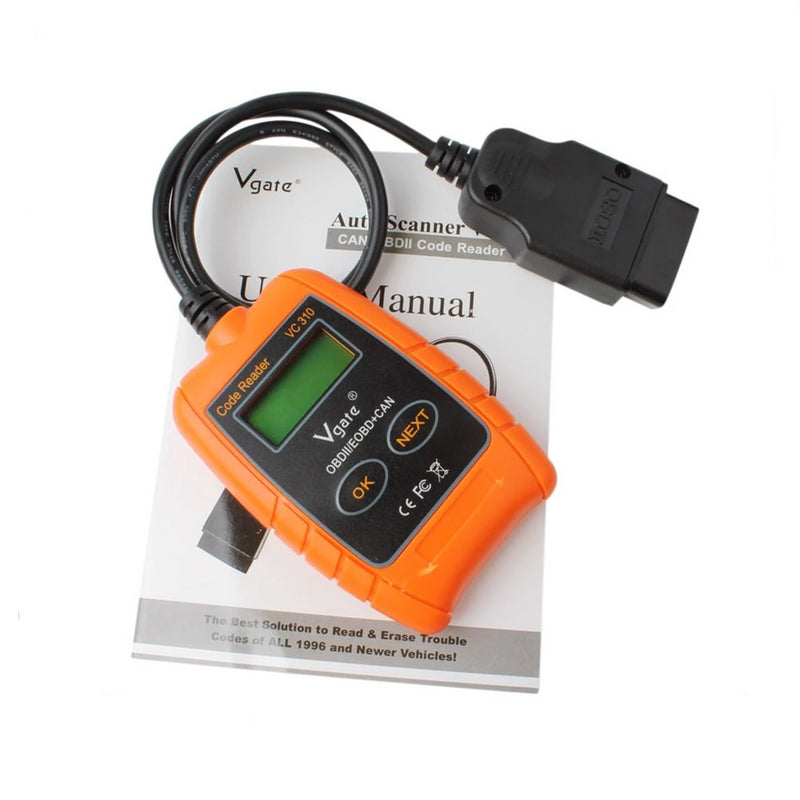 Vgate VC310 OBD2 OBDII EOBD CAN Auto Scanner Code Reader & Cleaner Car Diagnostic Tool VC 310 Error Scanner - Cartoolshop