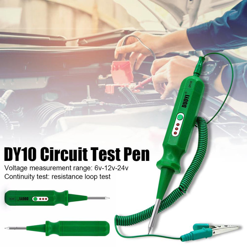 DUOYI DY10 Auto Circuit Tester Multifunctional Lamp Voltage Gauge Testing Pencil 6V-24V