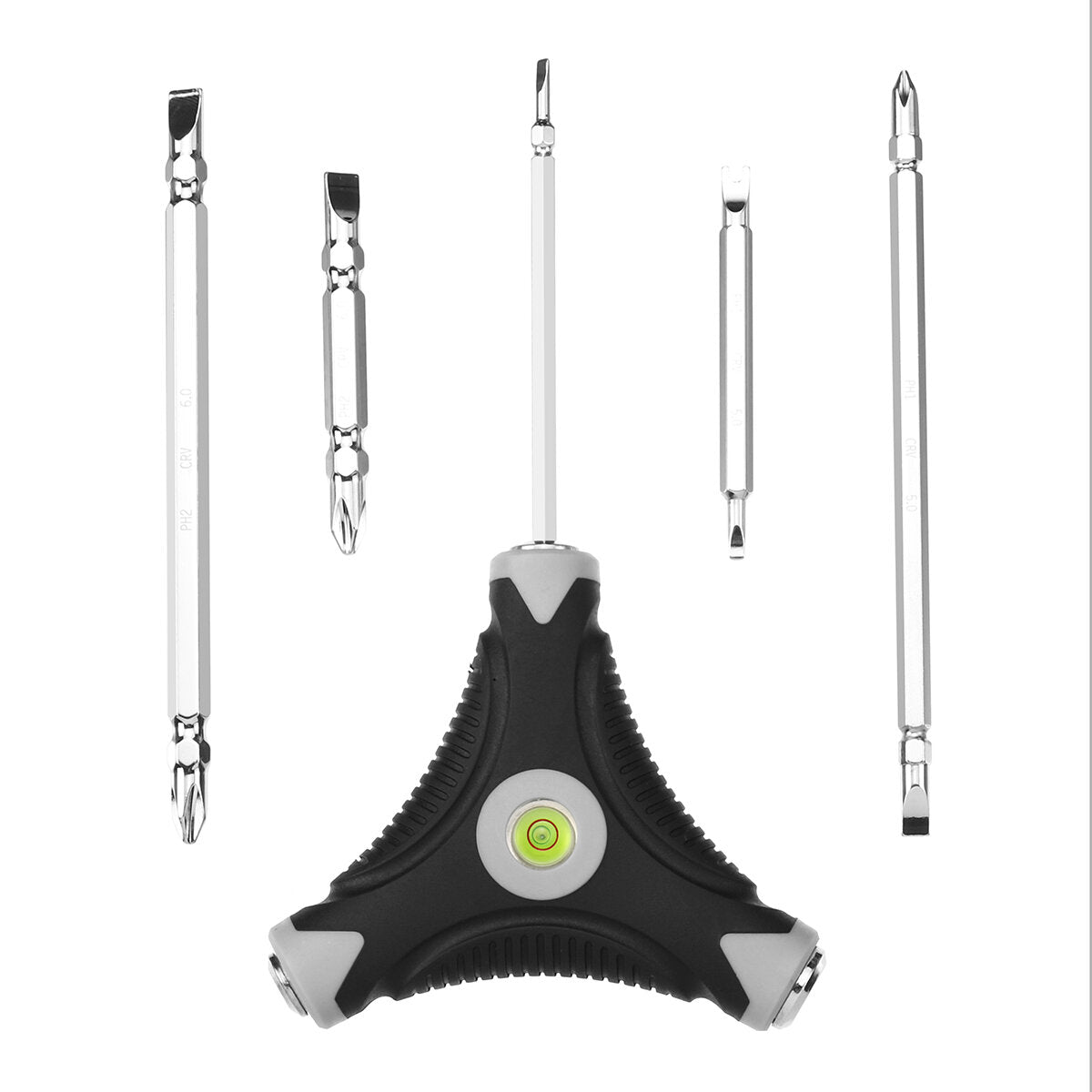 10 In 1 Household Precision Screwdriver Set with Spirit Level Strength Saving Structure Screw Driver Repairs Tool