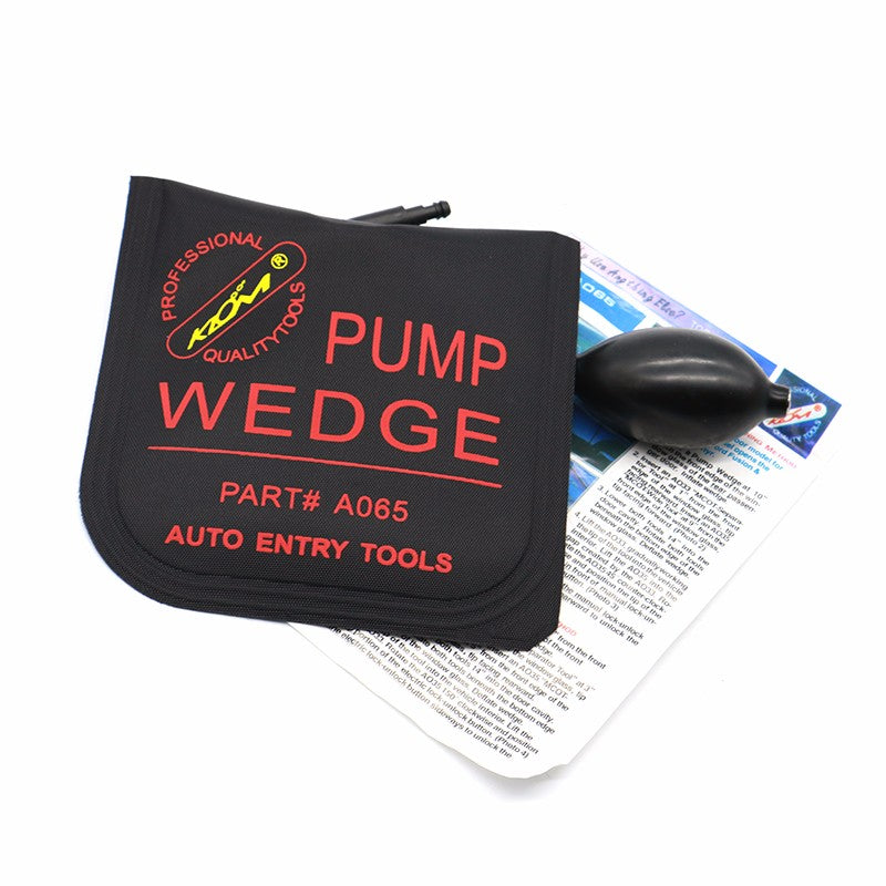 KLOM PUMP WEDGE LOCKSMITH TOOLS Auto Air Wedge Lock Pick Set Open Car Door Lock Medium Size 5.9 inch*5.9 inch for Window - Cartoolshop