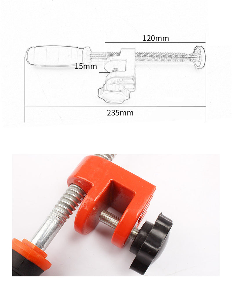 Woodworking Single Edge Clamp Steel Bar F Clamp Function Expansion Auxiliary Tool Fixing Clamp