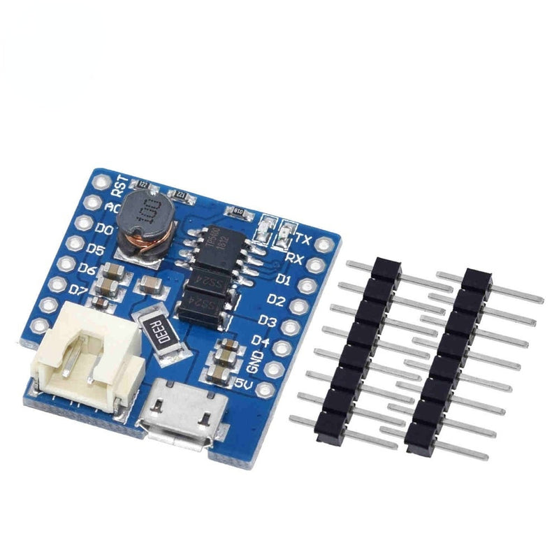 Battery Shield V1.1.0 for WEMOS D1 Mini Single Lithium Battery Charging & Boost