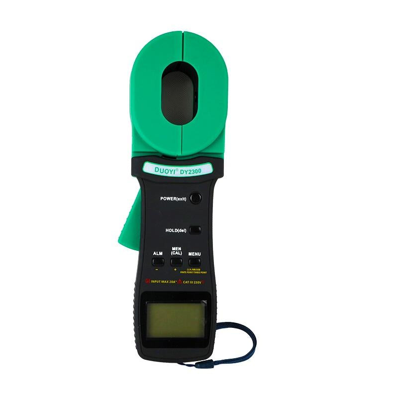 DUOYI DY2300 Digital Clamp on Ground Resistance Tester With 99 data points USB High Accuracy Earth Resistance Tester