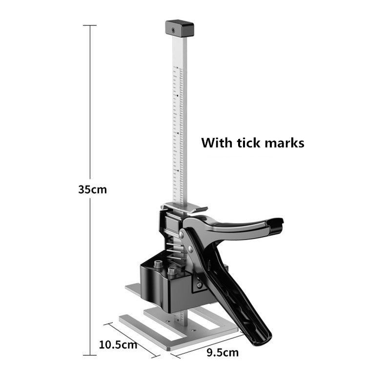 2PCS Adjustable Alloy Steel Cabinet Jack Handheld Clamp Tools Labor Saving Arm Hand Lifting Tool