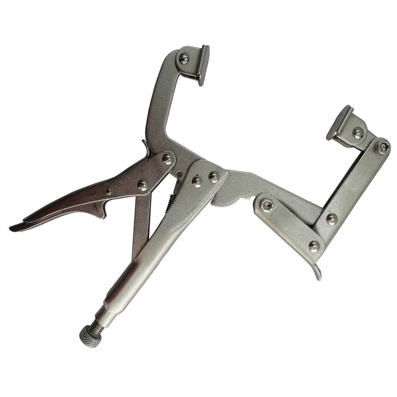 10Inches 4-Point Locking Pliers Quick Adjustable Width of C-Clamp Holding from 2in~5in Locking Pliers