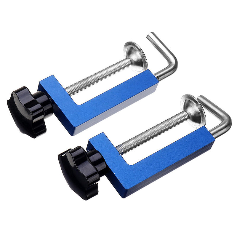 2Pcs Aluminum Alloy 360° Ratary Woodworking Clamp G Clip Dedicated Fixture Adjustable Frame Fast Fixed Clamp for Woodworking Benches