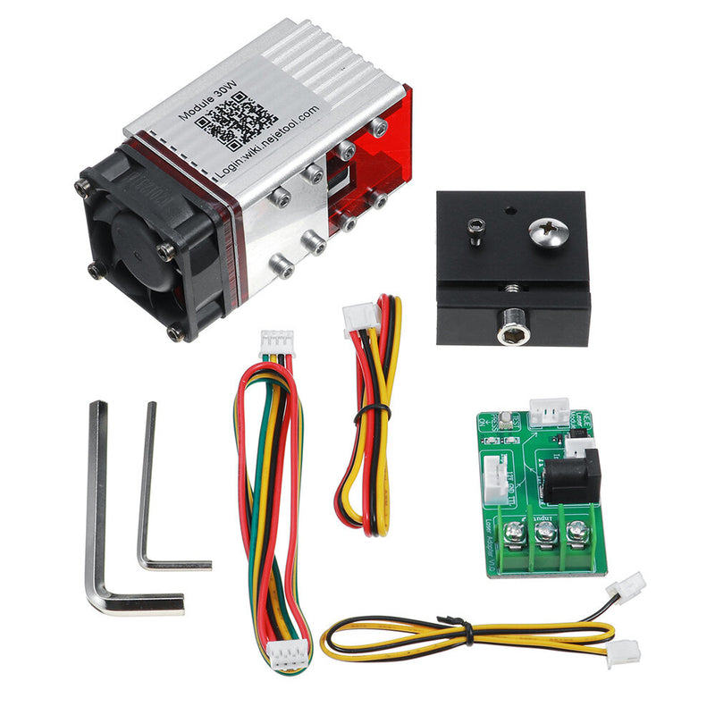 NEJE 30W Laser Module 2 In 1 Variable Focus Lens and Fixed Focal Modified Laser Air Assist for Laser Engraver Machine Laser Cutter 3D Printer