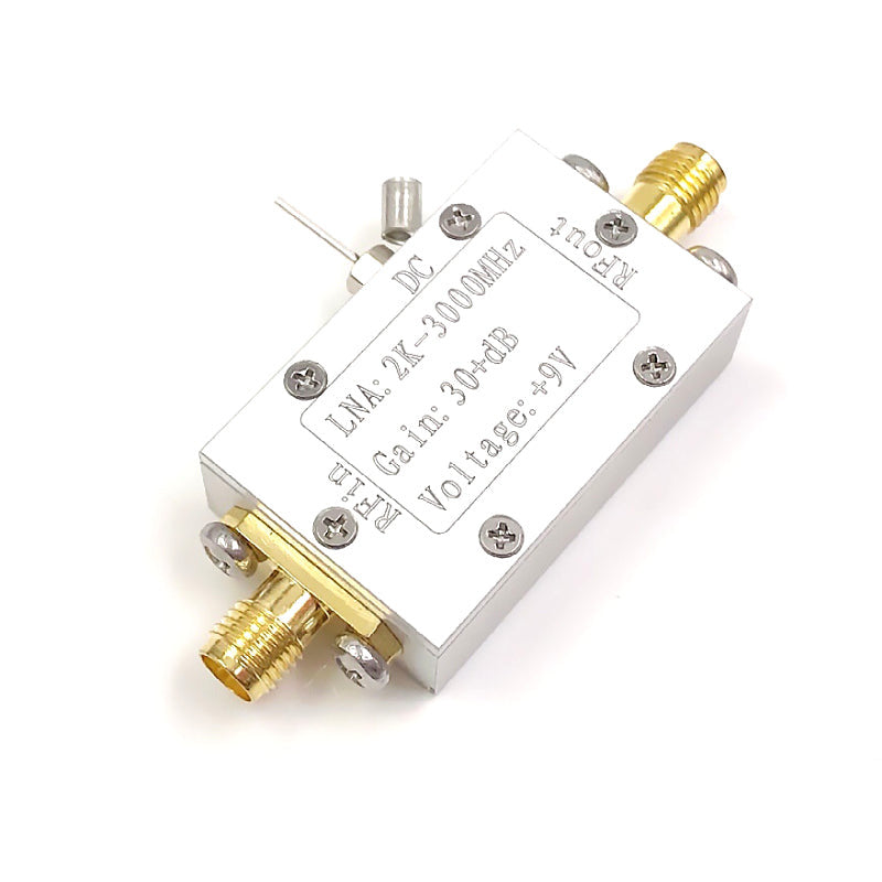 2KHz-3000MHz Low Noise RF Amplifier Ultra Wideband Gain 32 DB