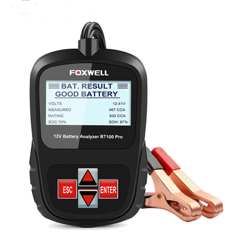 FOXWELL BT100 PRO 6V 12V Car Battery Tester Automotive Analyzer - Cartoolshop