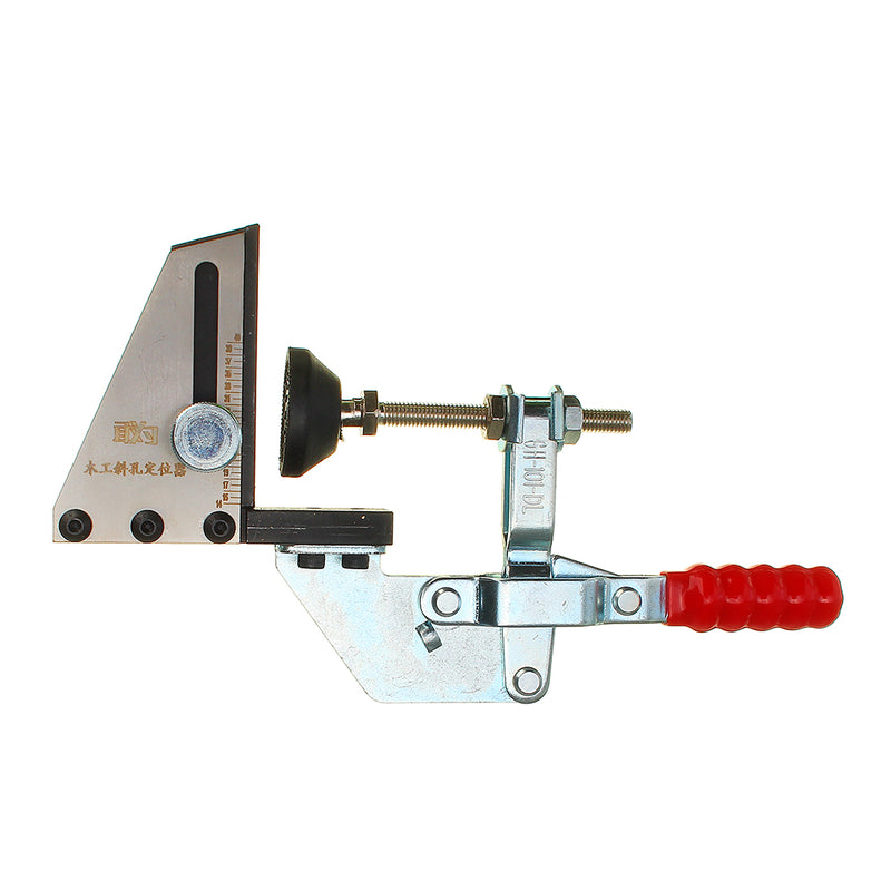 Wood Oblique Hole Locator Kit Pocket Hole Jig with Clamp Joinery Drill Guide Master Kit Woodworking Tools