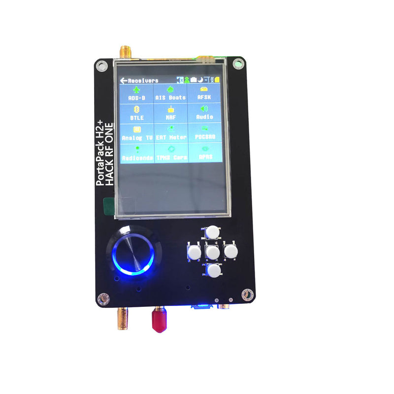 3.2 Inch Touch LCD PortaPack H2 + HACKRF ONE SDR Radio+ Firmware with 2100MAh Battery Usb Cable and Antenna
