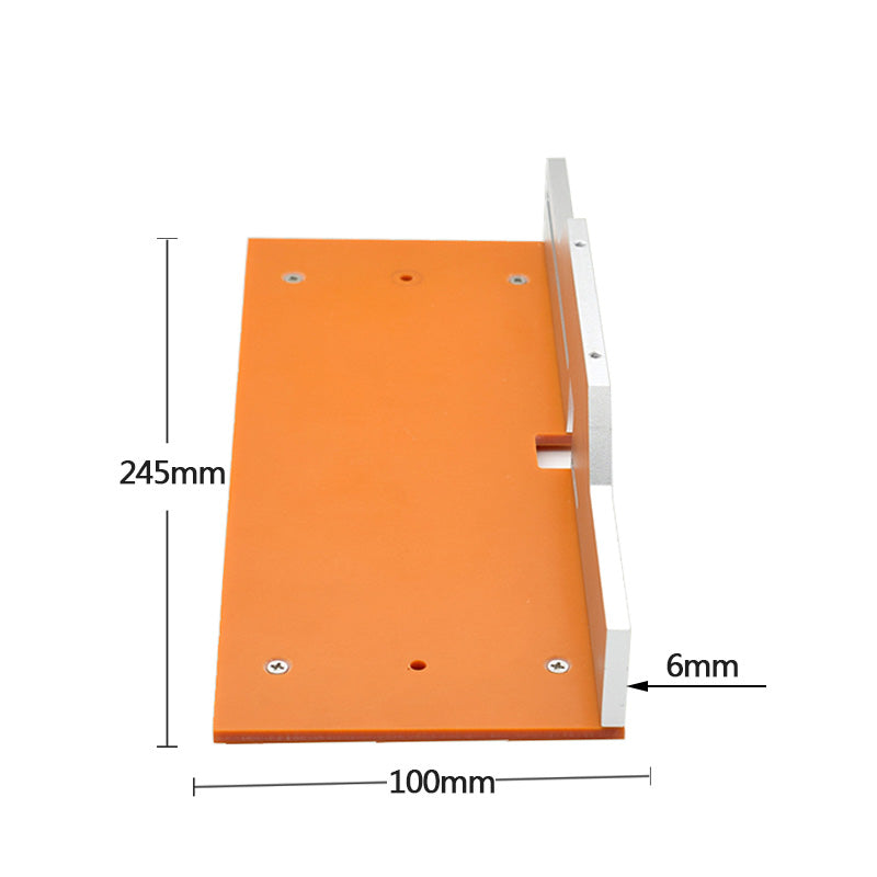 Aluminium Router Table Insert Plate Wood Milling Flip Board Table Saw Woodworking Workbench