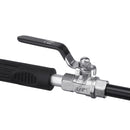 MATCC Hydro Jet High Pressure Power Washer Gun Heavy Duty Metal Watering Wand Sprayer Hydro Jet Washer Wand Hydrojet Power Washer 2 Nozzles