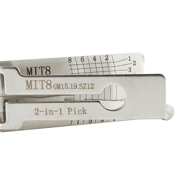 Lishi MIT8 2 In 1 Car Door Lock Pick Decoder Unlock Tool Locksmith Tools