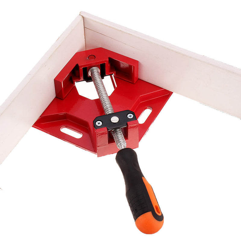 Drillpro 90 Degree Corner Right Angle Clamp Vice Grip Woodworking Quick Fixture Aluminum Alloy Tool Clamps Single Handle