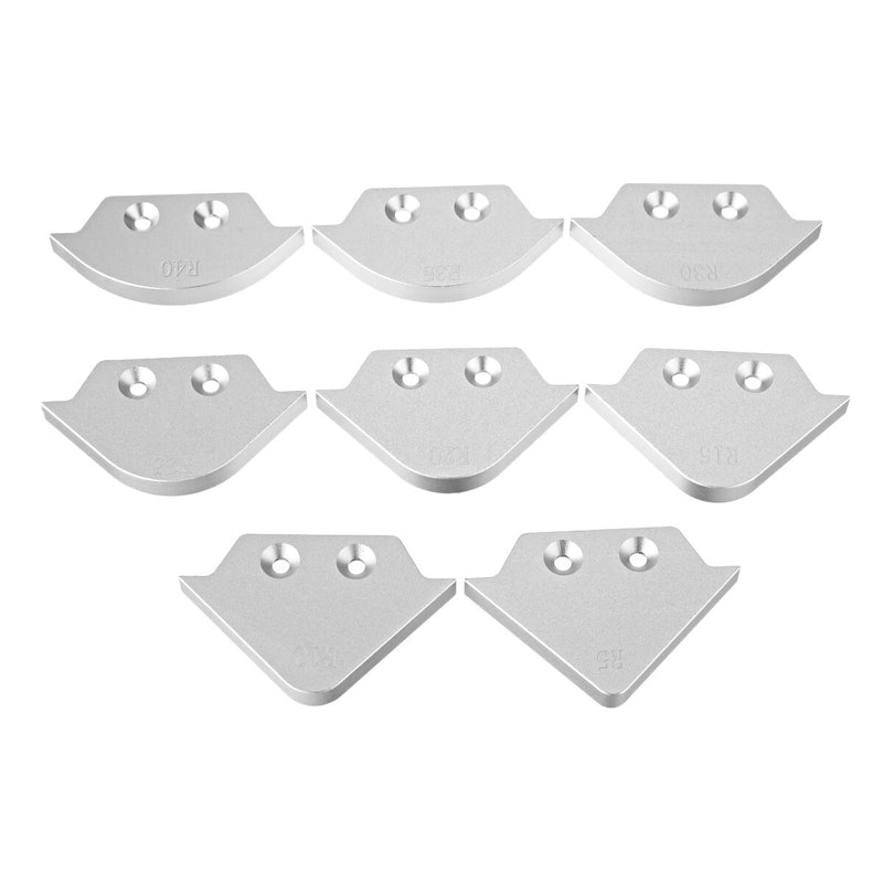 Quick Change Wood Panel Radius R15-R40 Quick-Jig Router Table Bits Jig Aluminum Alloy Corner Template Woodworking Tool