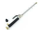 MATCC Hydro Jet High Pressure Power Washer Gun Heavy Duty Metal Watering Wand Sprayer Hydro Jet Washer Wand Hydrojet Power Washer 2 Nozzles