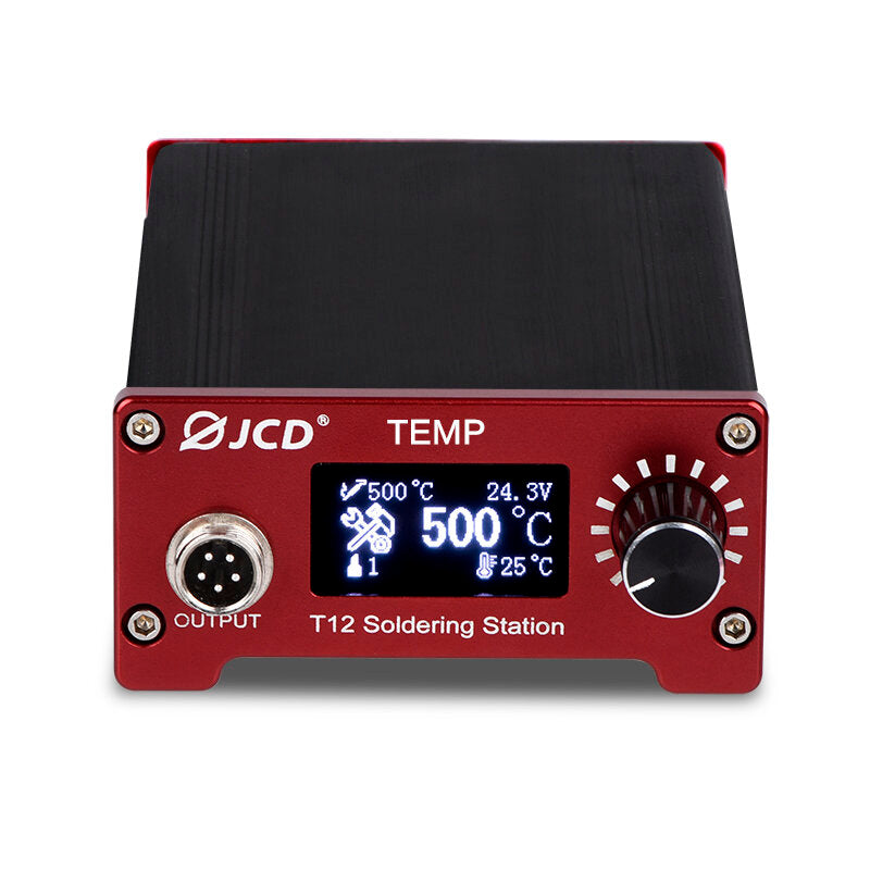 JCD T12 DIY Soldering Station Soldering Iron Kits Digital Display Adjustable Temperature Welding Solder