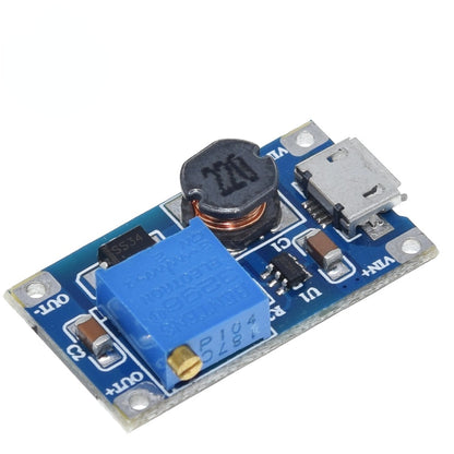 MT3608 with USB 2A Max DC-DC Step Up Power Module Booster Power Module 3-5V To 5V/9V/12V/24V