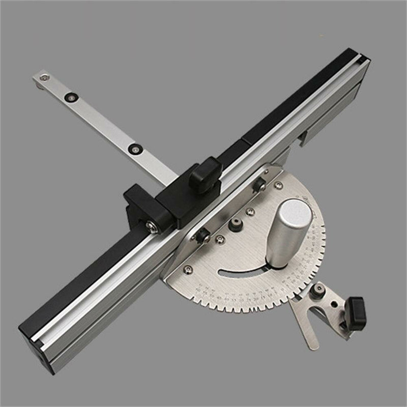 Wnew Miter Gauge Aluminium Profile Fence W/ Track Stop Table Saw Router Miter Gauge Saw Assembly Ruler For Woodworking Tools