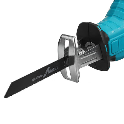 Wolike 88VF Cordless Reciprocating Saw Battery Powered Electric Saw for Metal/Wood/PVC Pipe/Tree with 4 Saw Blades & Battery for Makita