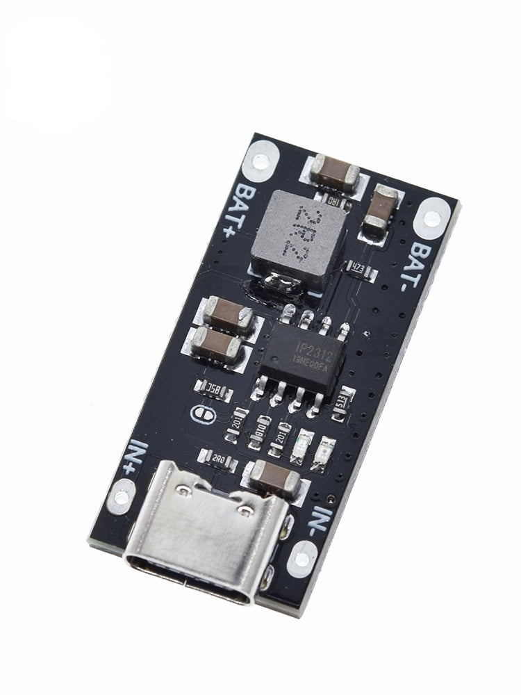 USB Input High Current 3A Polymer Ternary Lithium Battery Quick Fast Charging Board IP2312 CC/CV Mode 5V To 4.2V