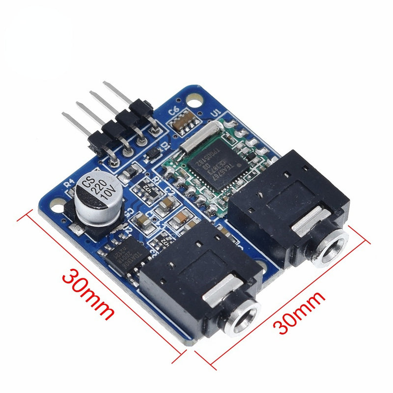 TEA5767 FM Stereo Radio Module for Arduino 76-108MHZ with Free Antenna Reverse Polarity Protection Diode Filtering Sensor