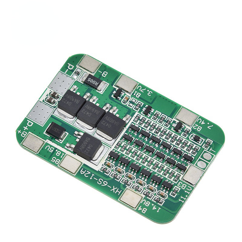 6S 15A 24V PCB BMS Protection Board for 6 Pack 18650 Li-ion Lithium Battery Cell Module