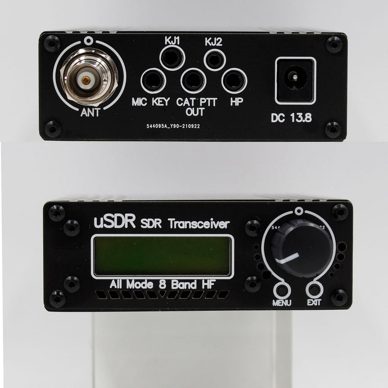 USDR USDX 10/15/17/20/30/40/60/80m 8 Band SDR All Mode HF SSB QRP Transceiver Compatible with USDX QCX-SSB