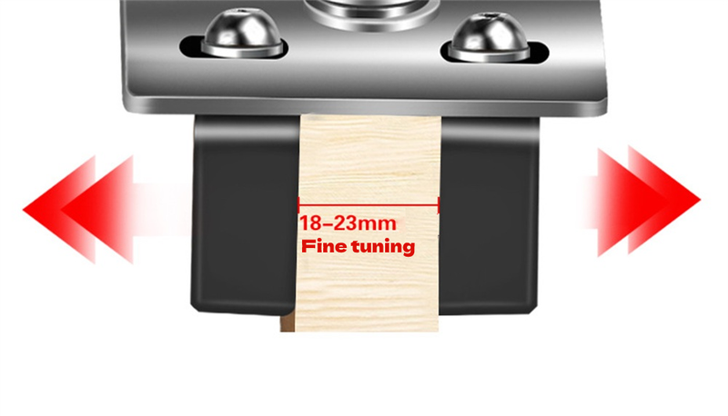 45cm 2 In 1 Slotting Machine Bracket Stainless Steel Adjustable Trimmer Slotting Holder for Woodworking Cabinet DIY Tool